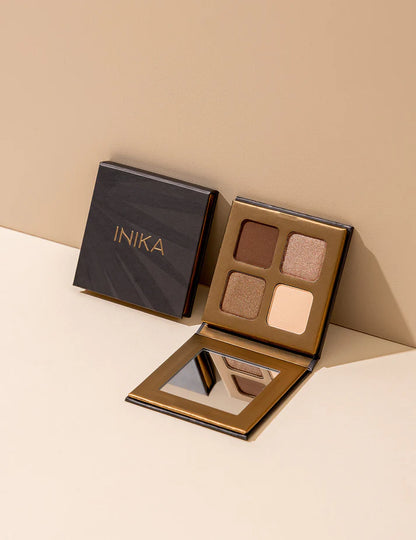 INIKA Organic Quad Eyeshadow Palette (Wind)